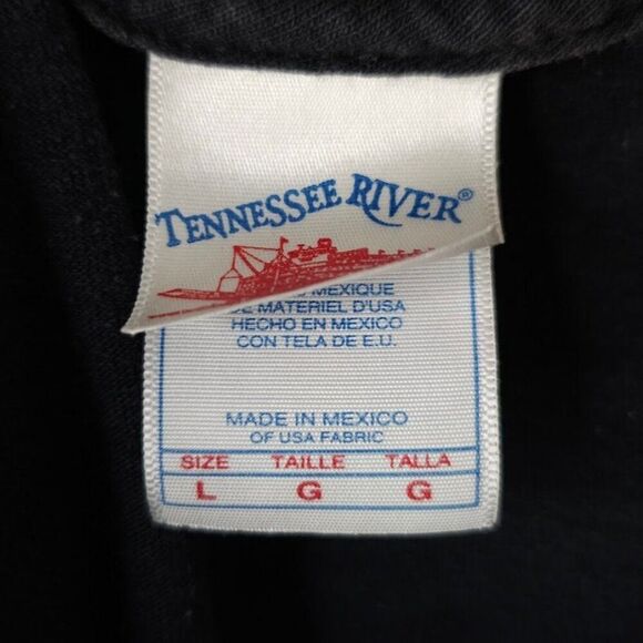 Vintage Grim Reaper T Shirt Mens Size Large Black Y2K Exile Skeleton Skull - Picture 5 of 6